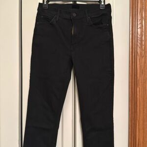 Mother black the runaway not guilty flare jeans size 27